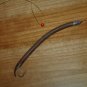 Vintage Glass Eye Fishing Al Lure Rubber Eel Hook Salt Water Worm Tackle