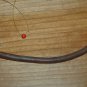 Vintage Glass Eye Fishing Al Lure Rubber Eel Hook Salt Water Worm Tackle