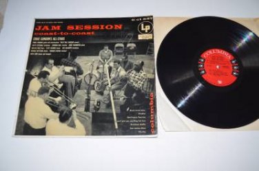 Eddie Condon's All Stars Jam Session Coast to Coast VG++ Vinyl Record 6 eye