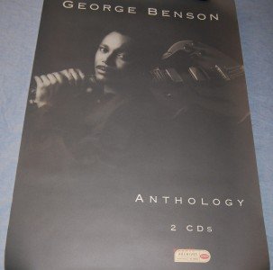 Vintage George Benson Anthology Music Wall Poster Jazz Promotional Decor