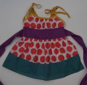 Girls size 2 Tocca Boutique Polka Dot Ikat Sun Dress
