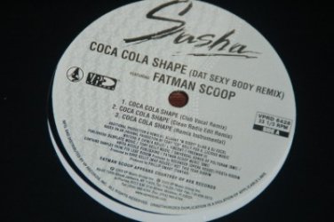 SEALED Vintage Sasha Coca Cola Shape Fatman Scoop 12" Single Mint Vinyl Record