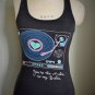 Womens S Turntable Record Player Tank Top You're the A Side to my B Music Shirt