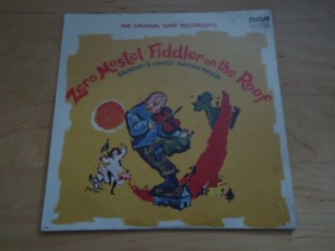SEALED Vintage Fiddler on the Roof Original Cast Zero Mostel Mint Vinyl Record