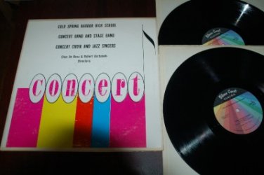Vintage Cold Spring Harbor NY Jazz Band Vinyl Record High School Vinyl Record LP