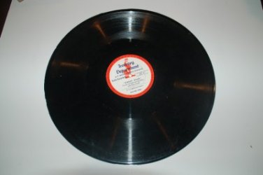 US Treasury Dept Radio Abe Burrows Transcription 16" inch record no. 47 48