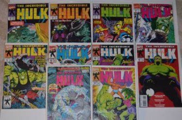 Lot The Incredible Hulk Comics 1990 Annual 382 383 387 388 402 403 404 408 412