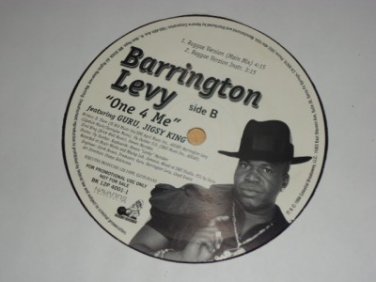 Rare Barrington Levy One 4 For Me Reggae NM 12" Vinyl Record White Label Promo