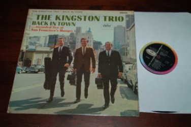 Rare The Kingston Trio Back in Town UK Import VG+++ Vinyl Record Capitol ST 2081
