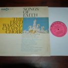 Fred Waring Chapel Choir Songs of Faith Pink Decca Label NM Vinyl Record Hoggard