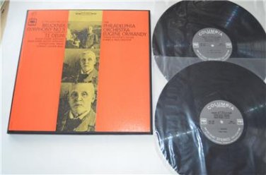 Bruckner Symphony No 5 Te Deum Eugene Ormandy 360 Sound Vinyl Record 2LP Box Set
