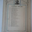 Vintage Stephen Heller Warrior's Song Sheet Music