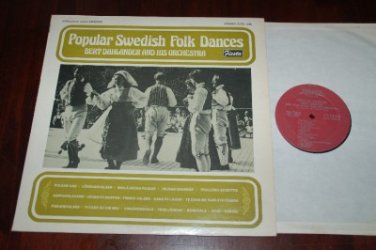 Popular Swedish Folk Dances Bert Dahlander Near Mint Vinyl NM Record Orchestra