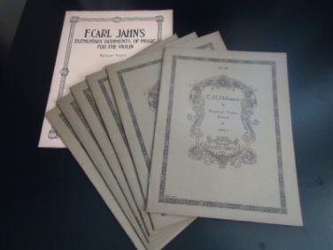 Instructor Lot 6 C H Hohmann Practical Violin School Song Book English German +1