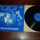 SIGNED Rare Gigi From Alps to the Rockies Italy Hand Autographed Vinyl Record