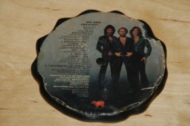 RARE Bee Gees 4-1/2" Unpressed LP Vinyl Puck Slab Pre Record Andy Robin Gibb