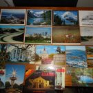 Lot 18 Travel Real Photo Vintage Postcards Canada Louisiana Oklahoma Tenn Yukon