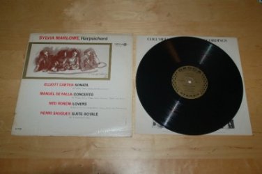 Sylvia Marlowe Harpsichord Decca Gold Label Near Mint NM Vinyl Record