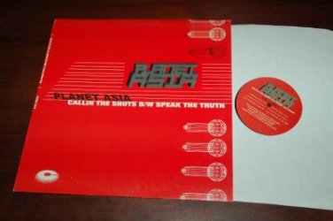Planet Asia Callin the Shots Speak the Truth 12" Single Vinyl Record