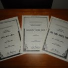 Lot 3 Advance Artist Copy Mario Lanza Because You're Mine Sheet Music Angels