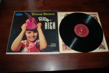 Teresa Brewer Ridin High Orig Coral Mono 57315 Vinyl Record LP Theresa Sample