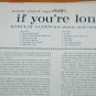 If You're Lonely Barclay Allen Piano Gold Label WB 1227 Record
