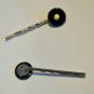 Set of 2 Handmade Vinyl Record Bobby Pins Retro Hair Clips