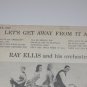 Ray Ellis and His Orchestra Let's Get Away From it All Columbia 6 eye Record