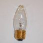 Lot 2 NEW Satco S3231 25 Watt 120V Clear Torpedo Standard Base Light Bulbs 25W