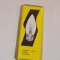 Lot 2 NEW Satco S3231 25 Watt 120V Clear Torpedo Standard Base Light Bulbs 25W