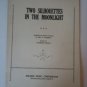 Vintage Two Silhouettes in the Moonlight Sheet Music Poeme Sanders