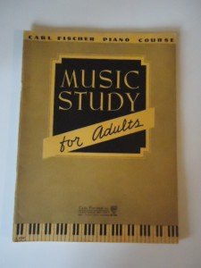 Vintage Music Study for Adults Carl Fischer Piano Course Song Book