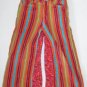 Girls size 4 Le Fromage et L'orange Boutique Colorful Striped Wide Leg Pants