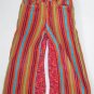 Girls size 4 Le Fromage et L'orange Boutique Colorful Striped Wide Leg Pants