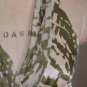 Womens 8P 8 Petite Donna Rico Green Silk Halter Top Dress