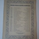Vintage Pizzicati from Sylvia Leo Delibes Song Sheet Music Modern French Drawing