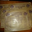 Lot 5 Vintage Sheet Music Century Store Retail Paper Bags Memorabilia