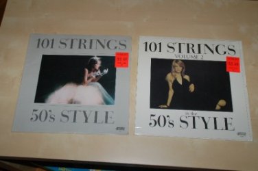 Lot 2 SEALED Vintage 101 Strings 50's Style Volume 1 2 Records Lighter Side Duet