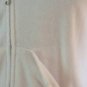 Lot 2 Womens size L Juicy Couture Terry Track Jackets White Turquoise Light Blue