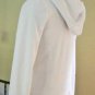 Lot 2 Womens size L Juicy Couture Terry Track Jackets White Turquoise Light Blue