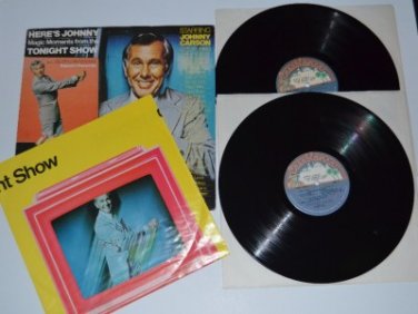 Here's Johnny Magic Moments from the Tonight Show Carson w/ Poster Vinyl Record