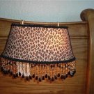 Leopard Print Headboard Victorian Lampshade
