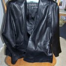 Size 10 * Ladies Soft Black Leather Jacket