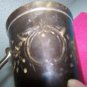 Solid Brass Etched Mug