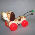 Cute Vintage 1965 "Snoopy" Dog Fisher-Price Toy