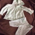 Garanimals 0-3 Months Jacket Top W/ Hood And Pants Pre-owned