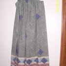 Handmade Green/Blue PILLOWCASE Dress NWOT Fits 3/6 yr olds