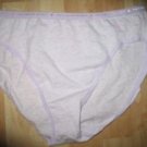 Victoria's Secret Heathered Lavender High Leg Brief XLarge