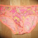 Fabulous by Victoria's Secret Incredibles Hiphugger Orange Floral Print Medium