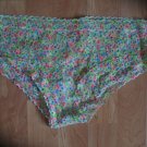 Victoria's Secret "The Lacie" Spring Green/Multi-color Hiphugger XSmall
